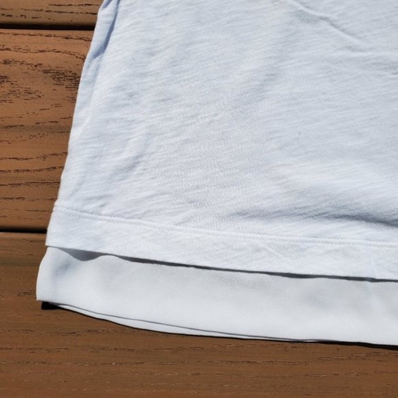 Loft White Tank Top Mesh Cut Out Cotton Shirt Tribal Preppy Boho Bride Casual XS - Picture 5 of 7